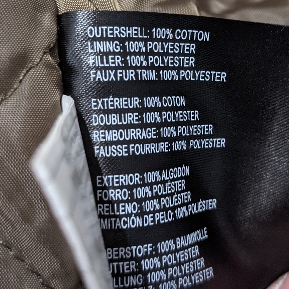 Collection B Small Hooded Anorak Jacket - Picture 10 of 10